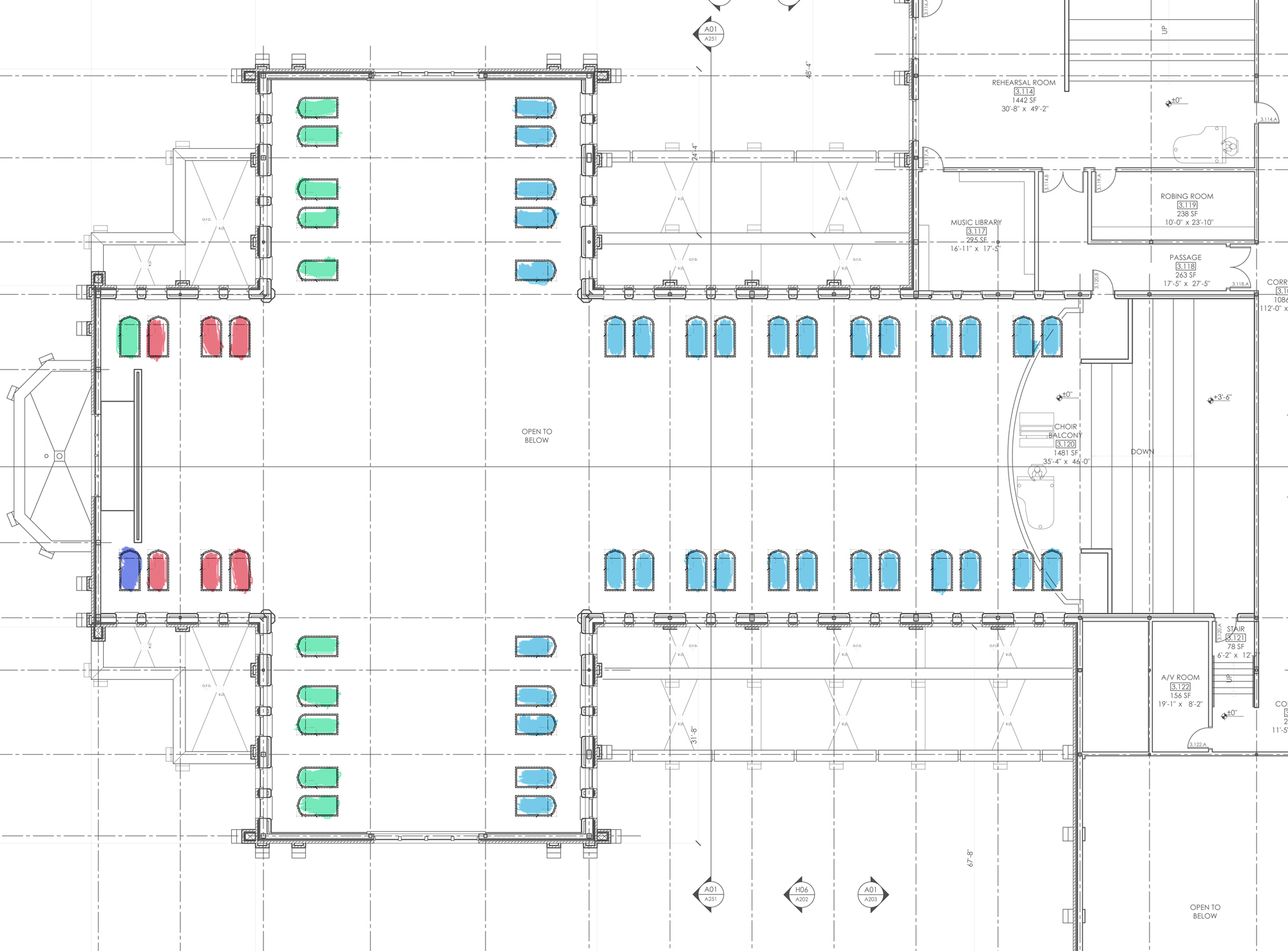 A102 FLOOR PLAN - LEVEL 200