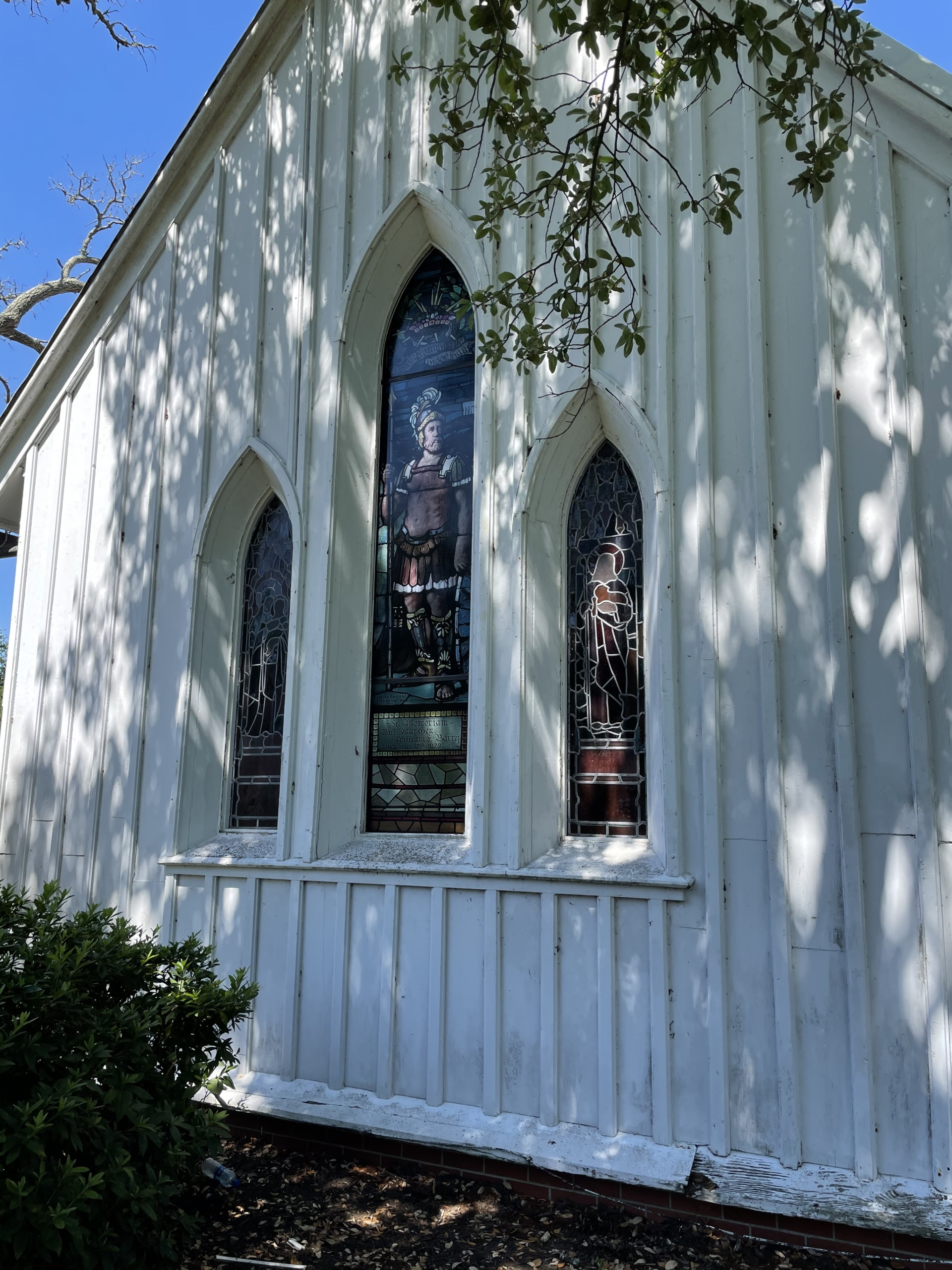 Chancel stained glass